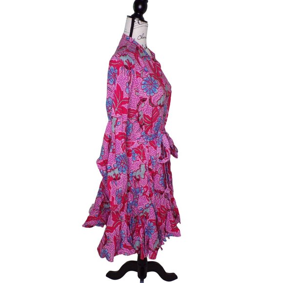 🆕RHODE Emma Floral Print Poplin Mini Dress Size Medium - Picture 11 of 13